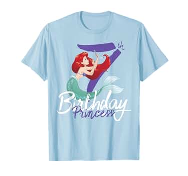 アリエル Tシャツ サイン入り Amazon | ディズニー リトルマーメイド アリエル 7歳の誕生日